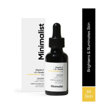 Minimalist 16% Vitamin C Face Serum (Advanced) With Vit E, & Ferulic Acid For Glowing Skin | Advanced Brightening & Protection