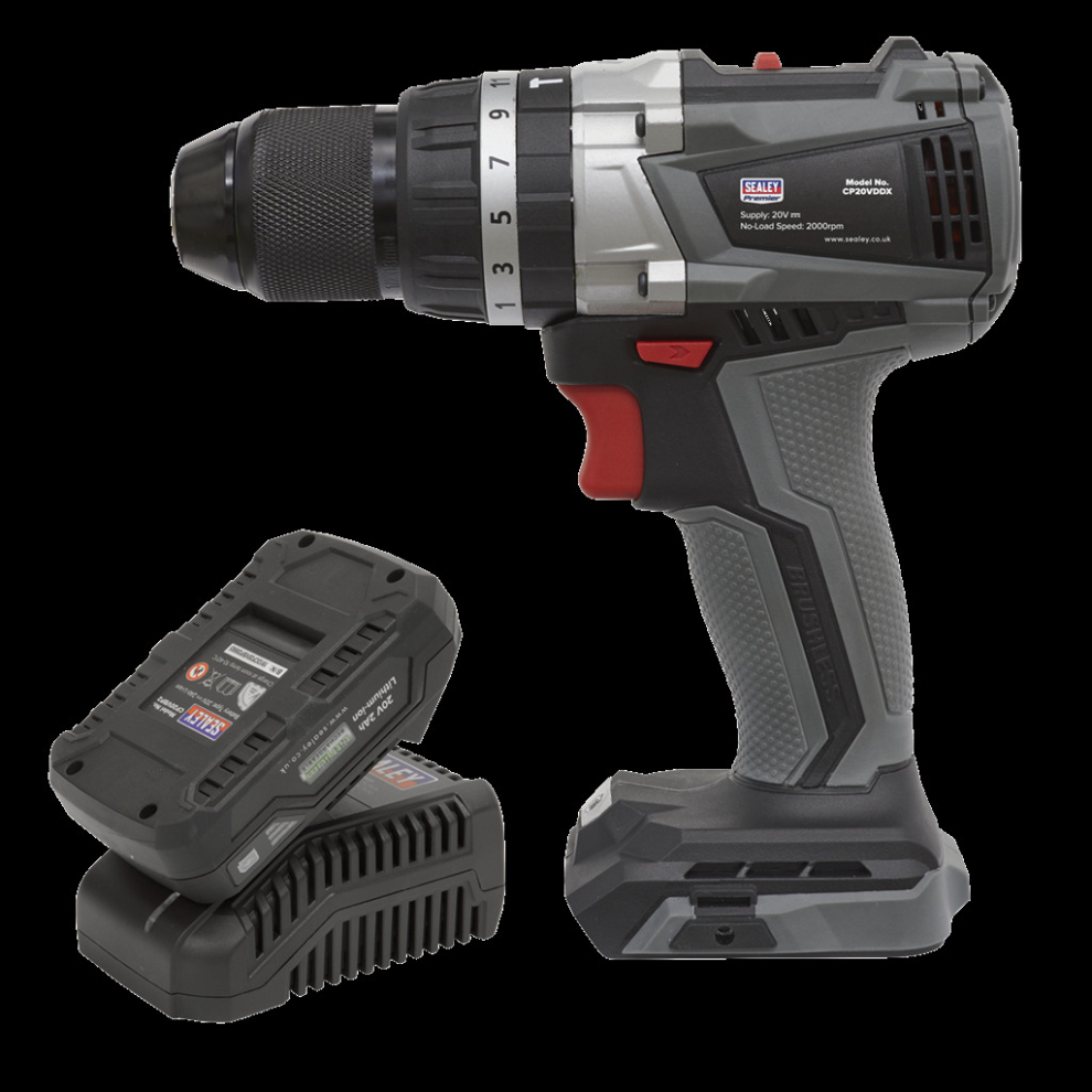 Brushless Combi Drill Kit Ø13mm 20V 2Ah SV20 Series