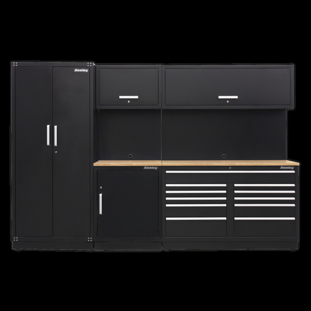 Sealey Premier Storage System - Oak Worktop 3.3M