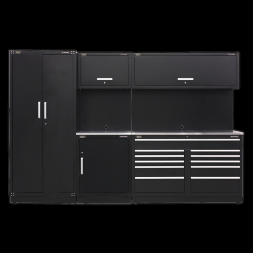 Sealey Premier 3.3m Storage System - Stainless Worktop