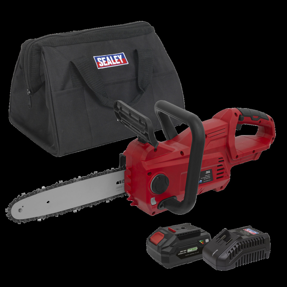 Sealey Cordless Chainsaw 25Cm 20V 4Ah Sv20 Series Kit