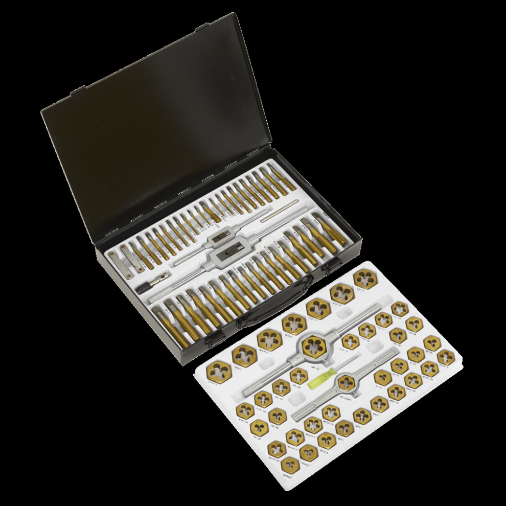 Tap & Die Set Hexagonal Metric & SAE/Imperial 86pc