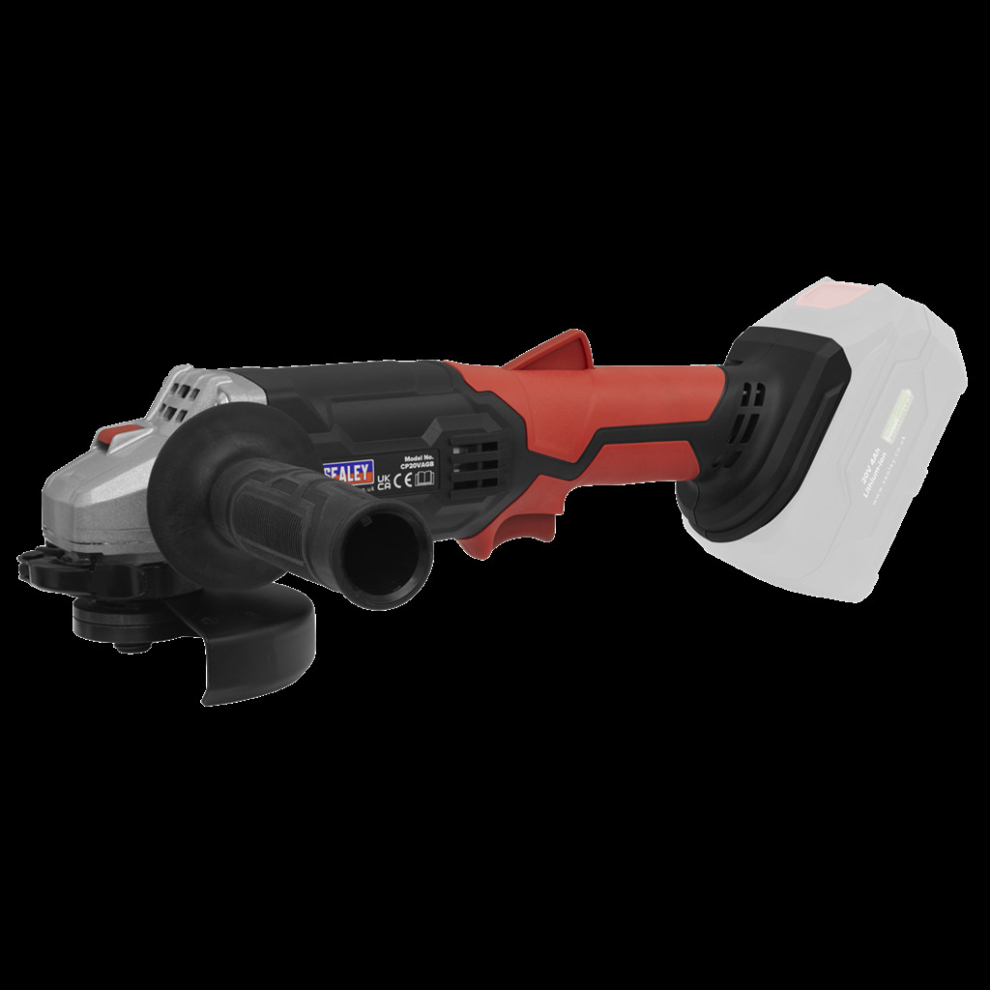 Sealey Cordless Angle Grinder Ø115mm 20V Sv20 Series - Body Only