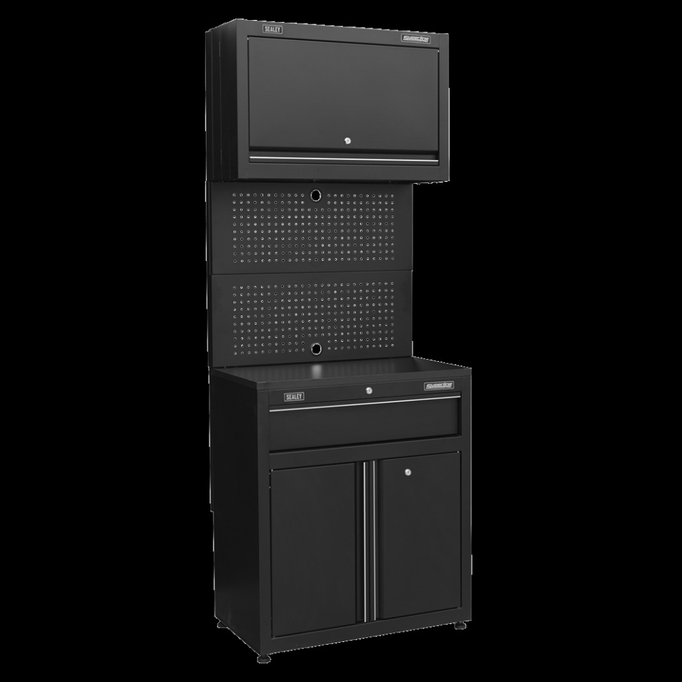 Rapid-Fit 1 Drawer Cabinet & Wall Cupboard