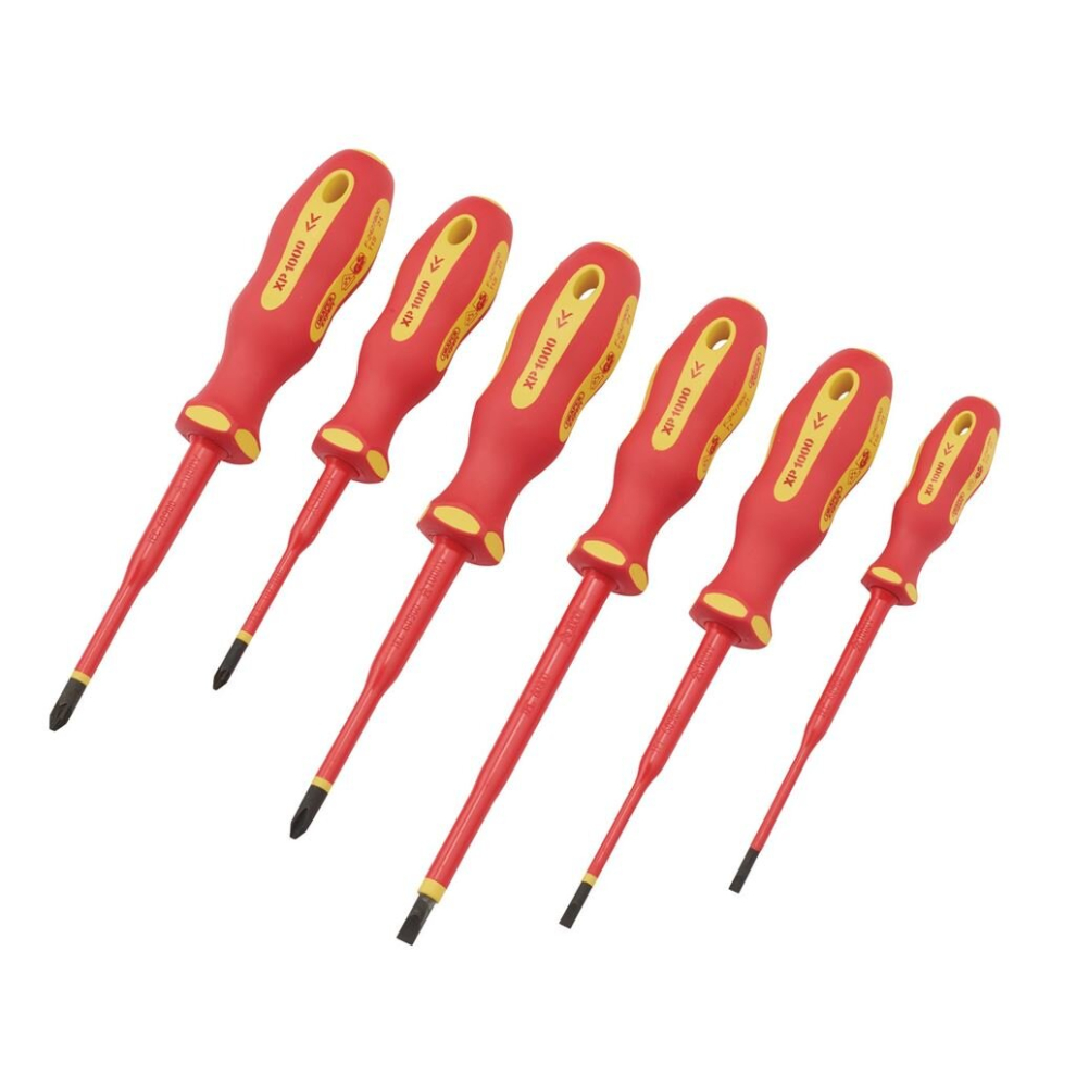 Draper Xp1000® Vde Slimline Screwdriver Set (6 Piece)