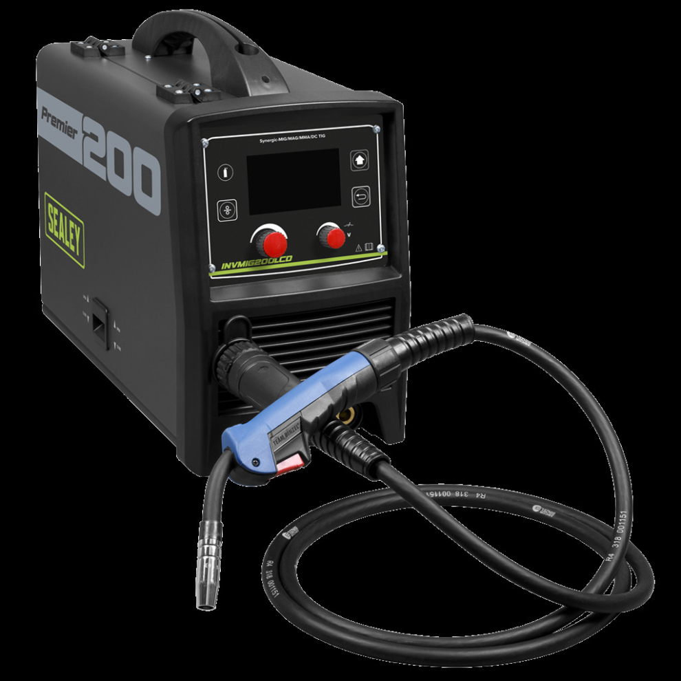 Inverter Welder MIG, TIG & MMA 200A with LCD Screen