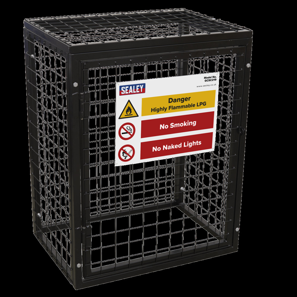 Sealey Safety Cage - 2 X 19Kg Gas Cylinders