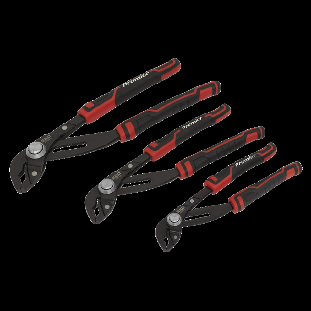 Water Pump Pliers Set 3Pc Quick Release 5054511872279