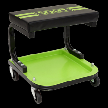 Mechanic's Utility Seat Deluxe - Hi-Vis Green