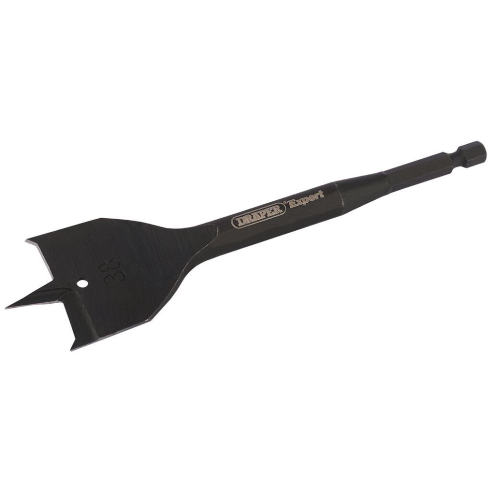 Draper Expert Flat Wood Bit, 38mm-image-OPC-P5WPQQB-NEW