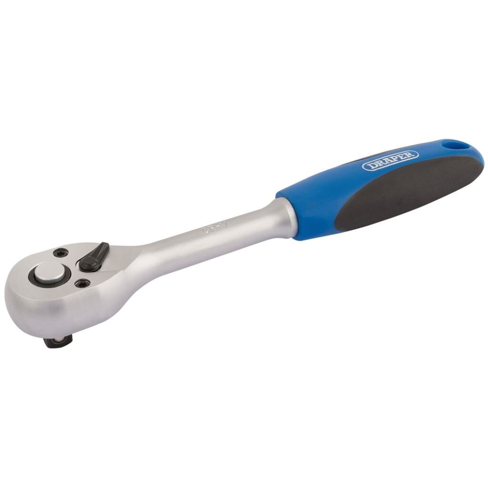 Draper 72 Tooth Reversible Soft Grip Ratchets, 3/8"" Sq. Dr.