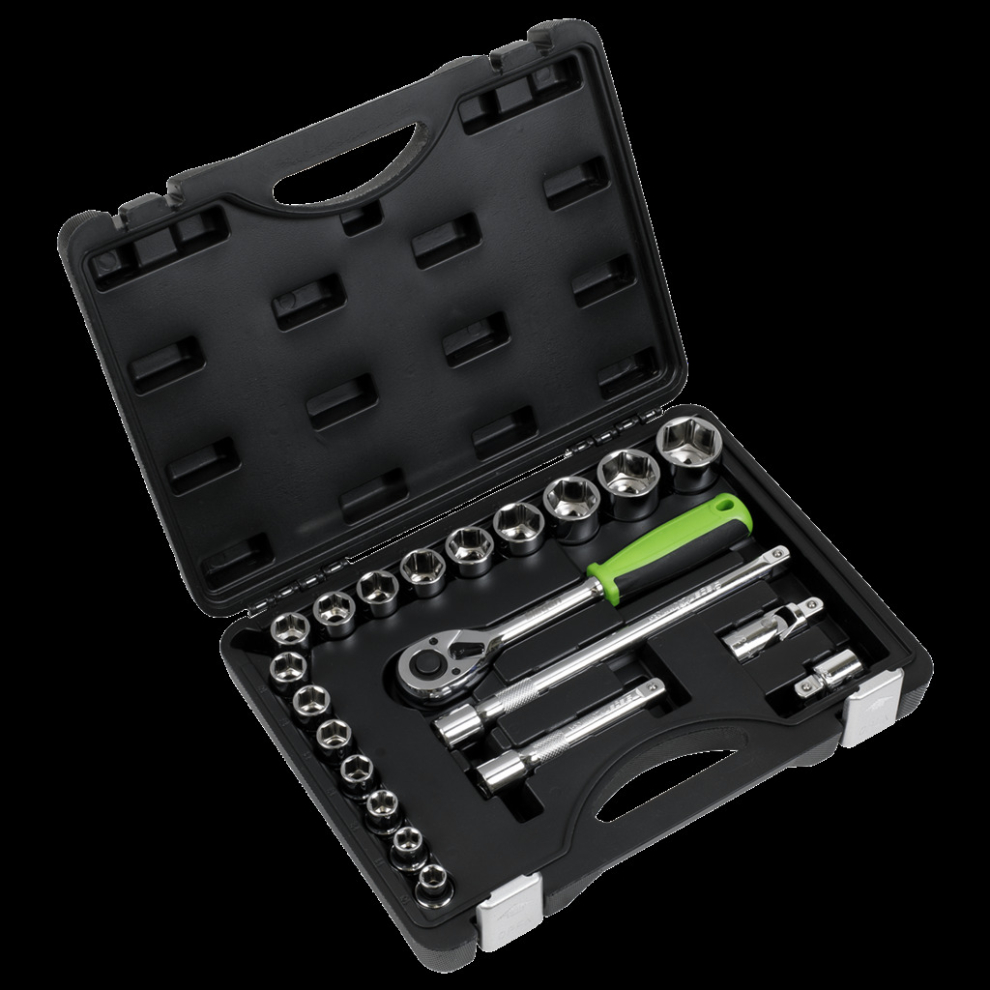 Socket Set 21Pc 1/2"Sq Drive Metric 5054630124501
