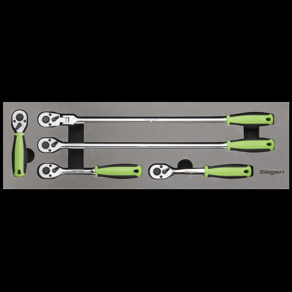 Ratchet Wrench Set 5pc 3/8"Sq Drive Flip Reverse