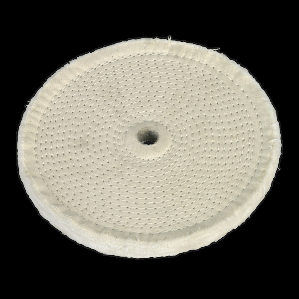Sealey Buffing Wheel Ø200 X 16Mm Ø16mm Bore Fine