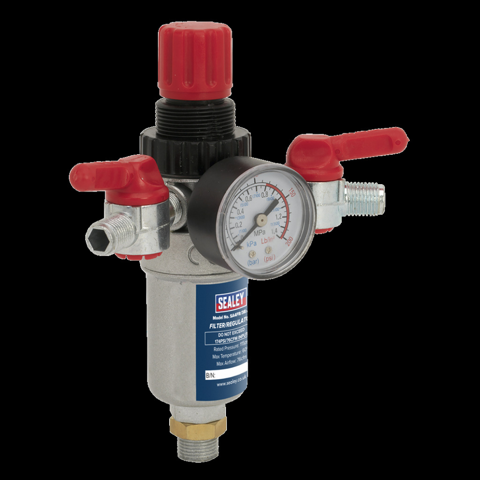 Air Filter/Regulator 3/8"BSP Male - 1/4"BSP Male
