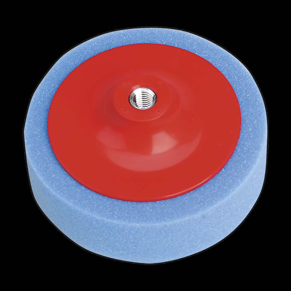 Sealey Buffing & Polishing Foam Head Ø150 X 50Mm M14 X 2Mm Blue/Medium
