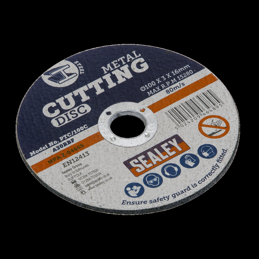 Sealey Cutting Disc Ø100 X 3Mm Ø16mm Bore