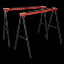 Fold Down Trestles Pair 100kg Capacity per Trestle
