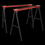 Sealey Fold Down Trestles Pair 100kg Capacity per Trestle 1