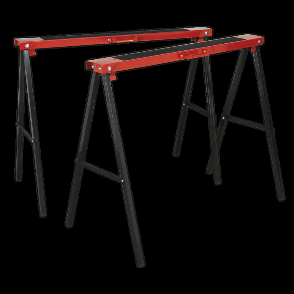 Fold Down Trestles Pair 100kg Capacity per Trestle