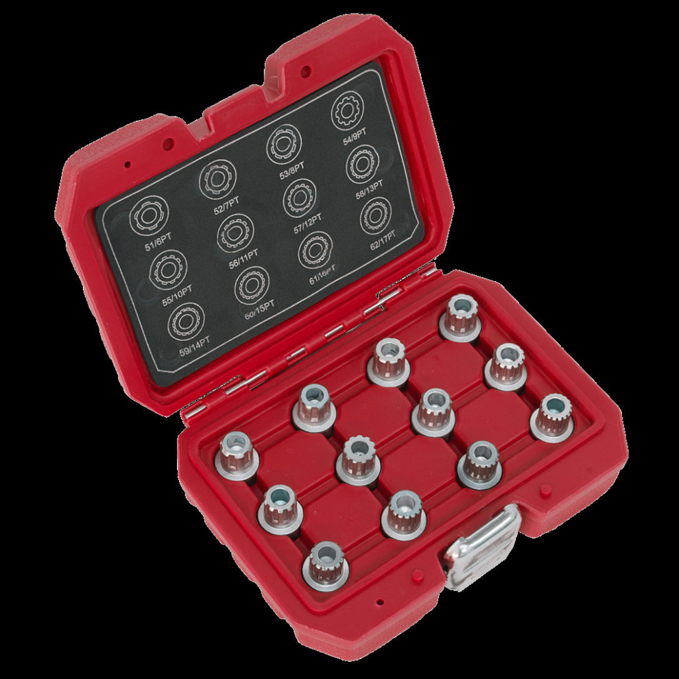 Locking Wheel Nut Key Set 12Pc - Vw 5054511774337