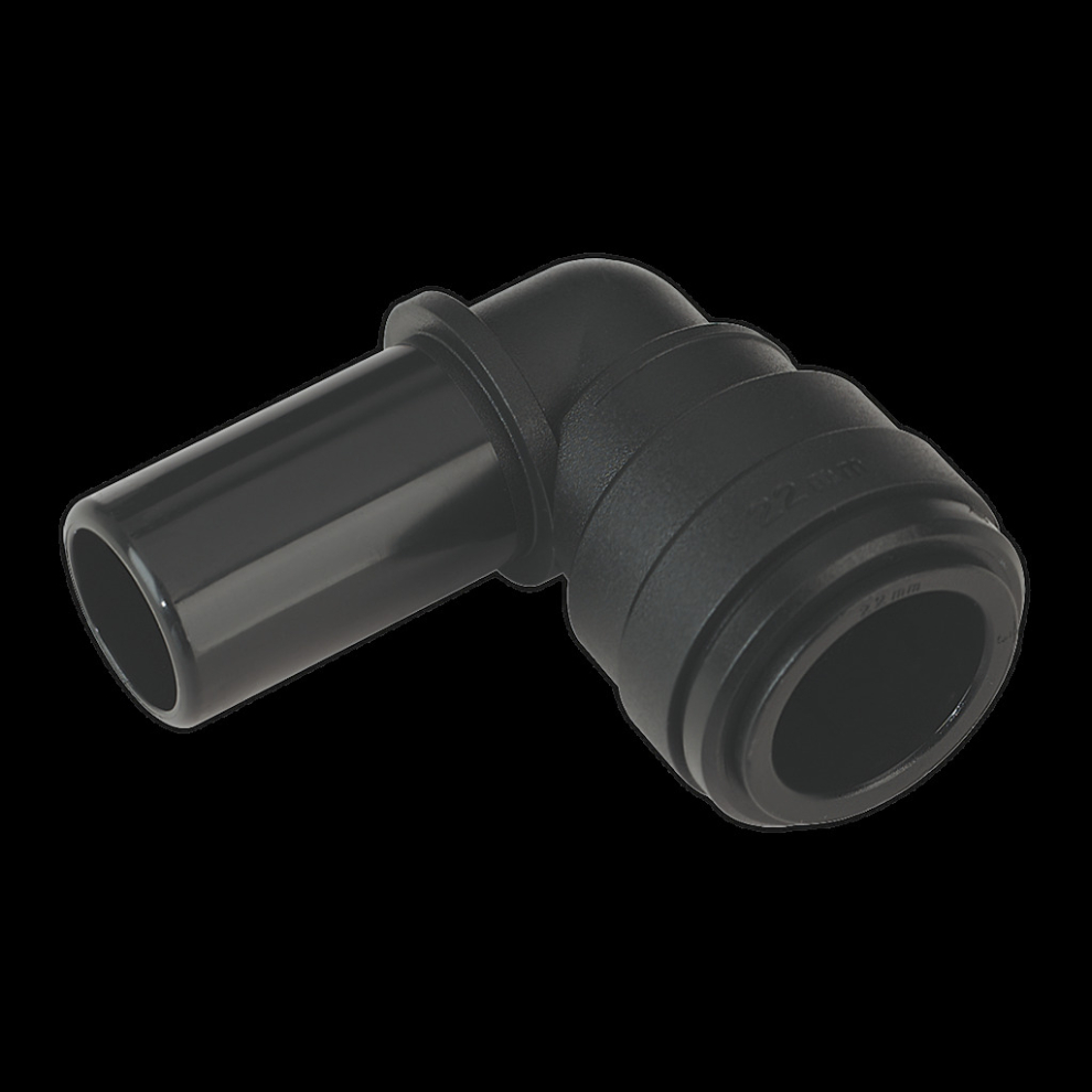 Sealey Stem Elbow 22Mm Pack Of 2 (John Guest Speedfit® - Pm222222e)