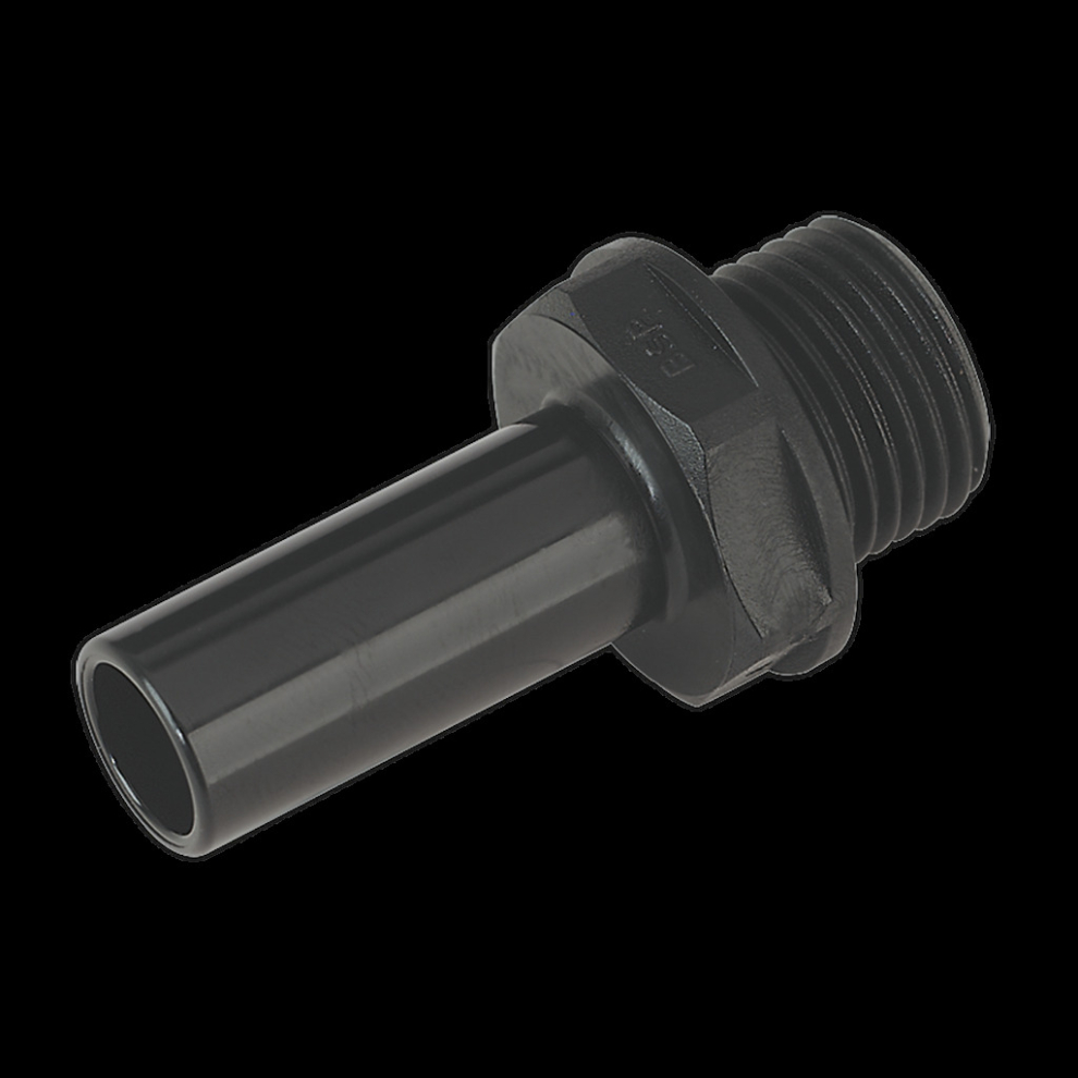 Sealey Stem Adaptor 15Mm 1/2"Bsp Pack Of 2 (John Guest Speedfit® - Pm051514e)