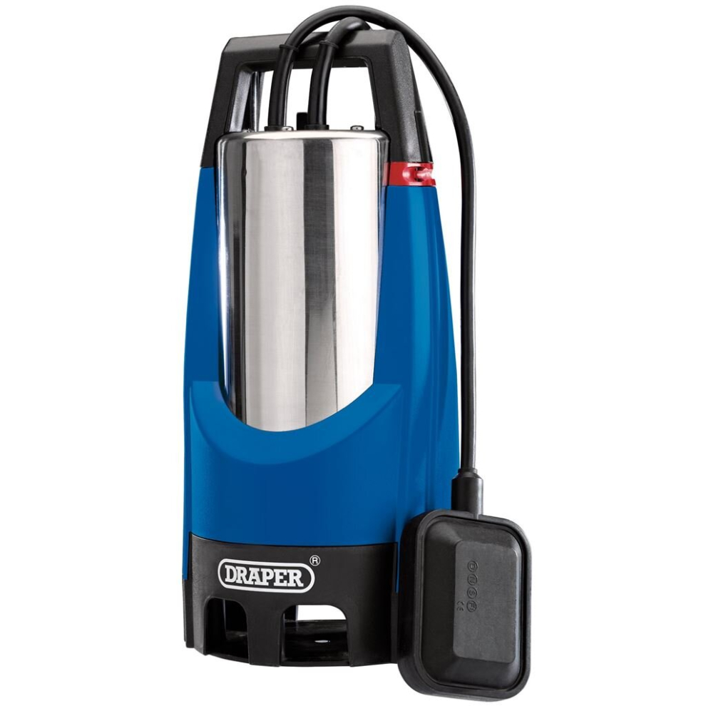 Draper 230V Submersible Dirty Water Pump With Float Switch, 280L/Min, 850W