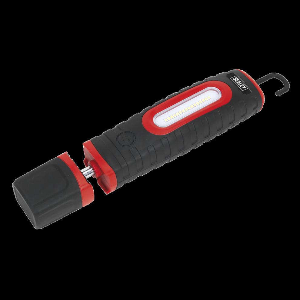 Rechargeable 360° Inspection Light 10W & 3W SMD LED Black 2 x Lithium-ion