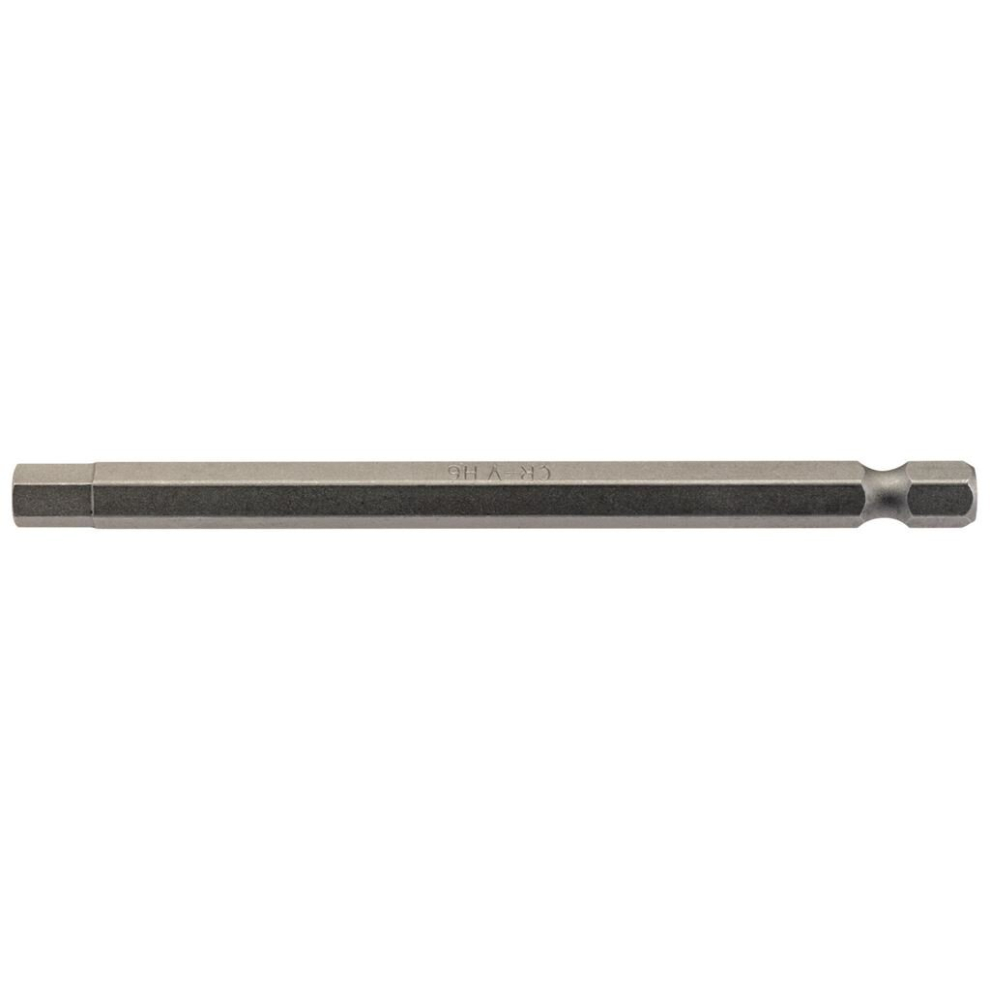 Draper Hexagonal Insert Bit, 6Mm, 1/4"" Hex, 100Mm Long (Pack Of 1)