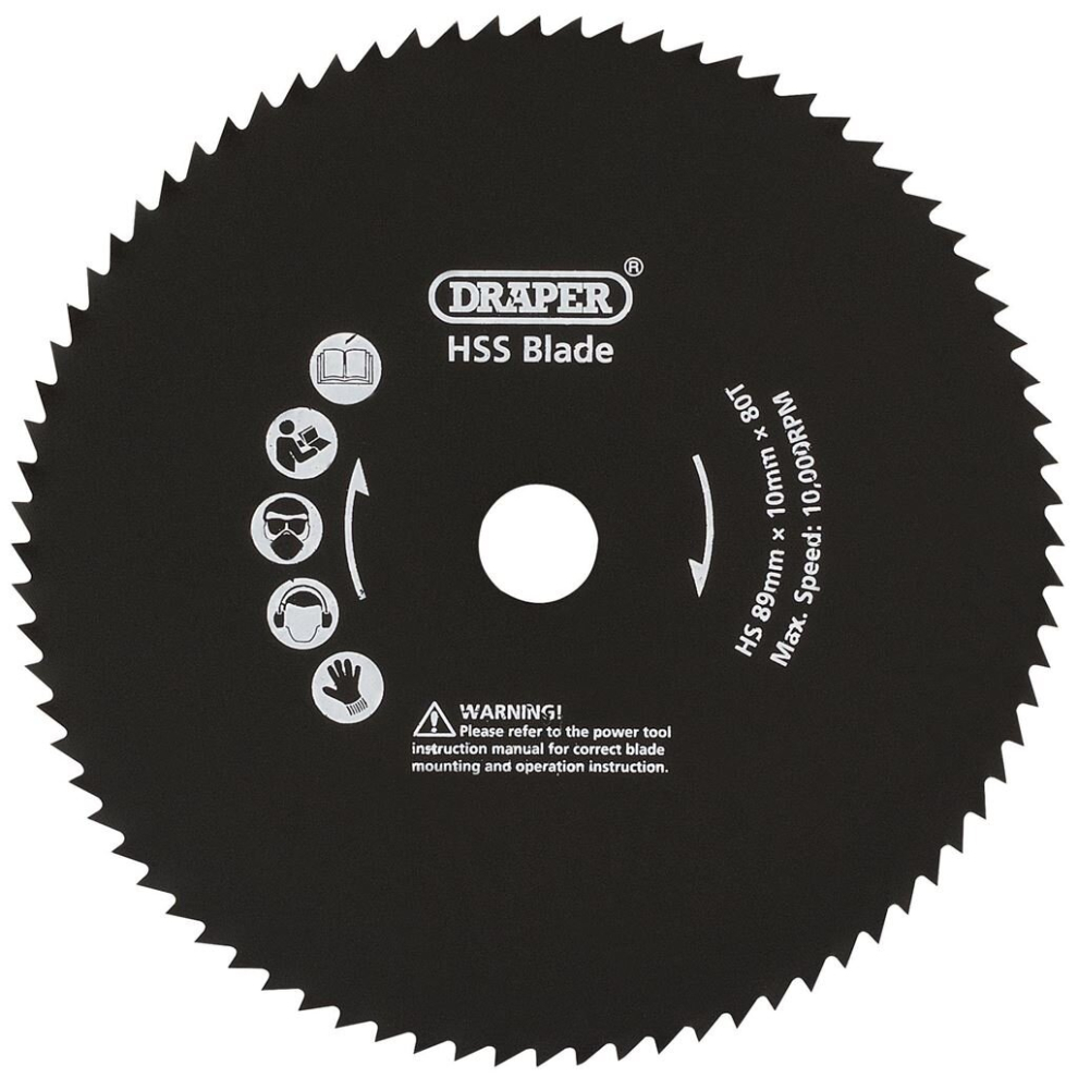 89mm Metal Cut Blade for Draper Storm Force® Mini Plunge Saw