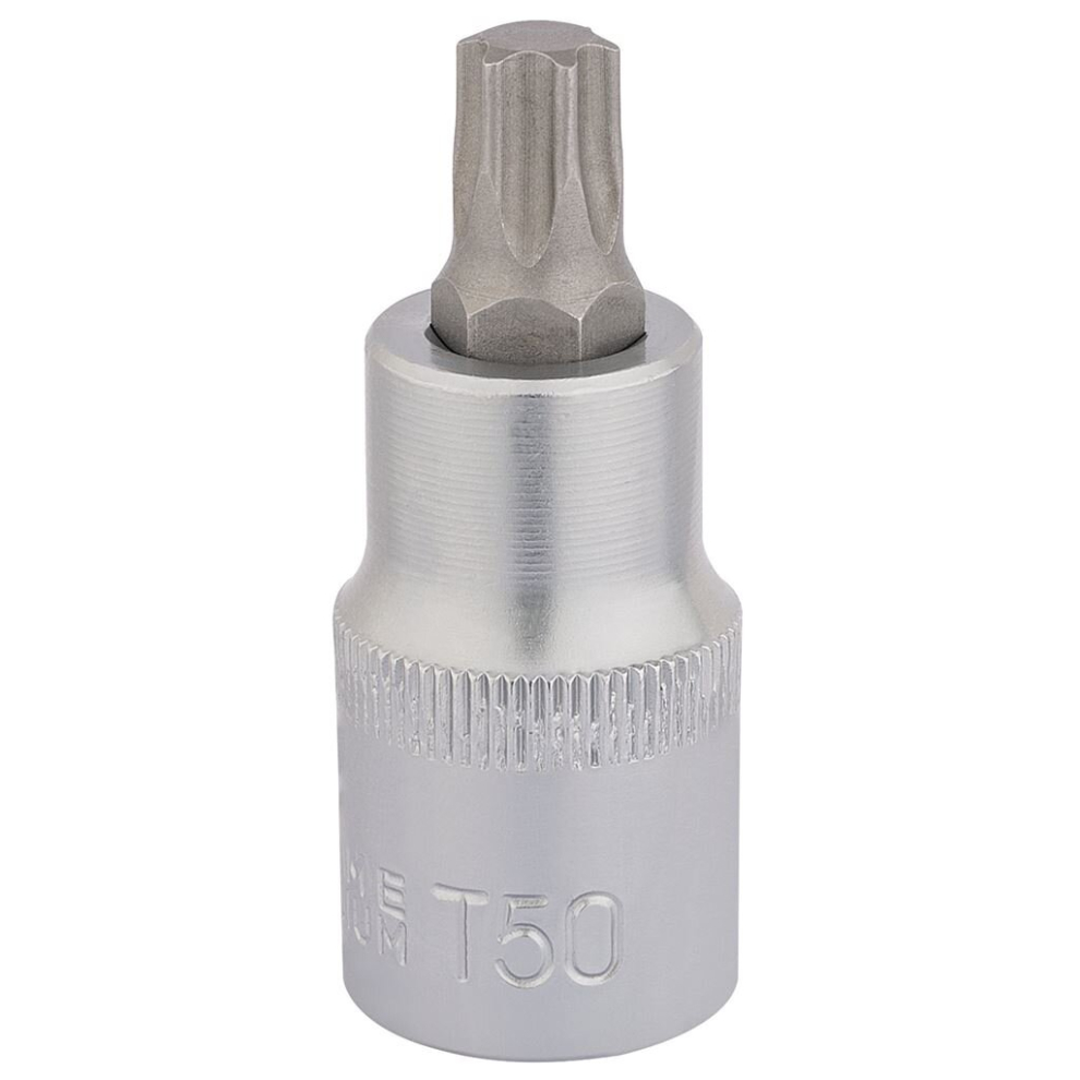 Draper Tx-Star® Socket Bit, 1/2"" Sq. Dr., T50 X 55Mm