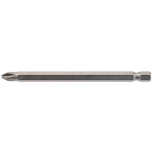 Cross Slot Insert Bit, 1/4"" Hex, 100mm Long, No.2 (Pack of 1)
