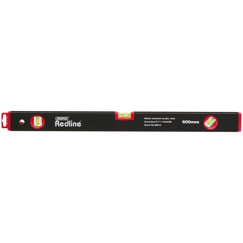Draper Redline Box Section Level, 600mm