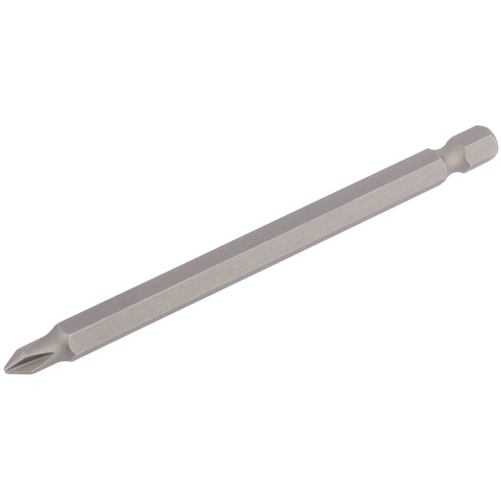 Draper Cross Slot Insert Bit, 1/4"" Hex, 100Mm Long, No.1 (Pack Of 1)