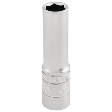 6 Point Metric Deep Socket, 3/8"" Sq. Dr., 10mm