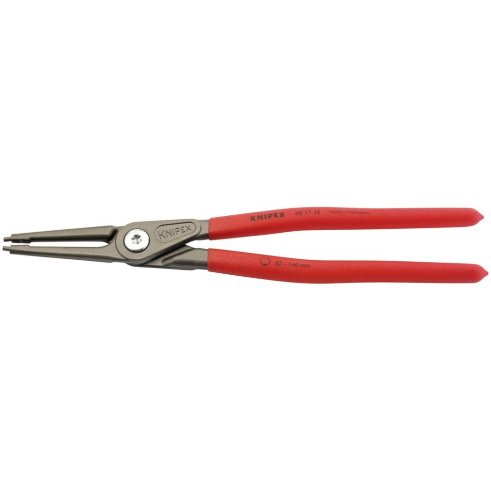 Draper Knipex 48 11 J4 320Mm Internal Straight Tip Circlip Pliers, 85 - 140Mm Capacity