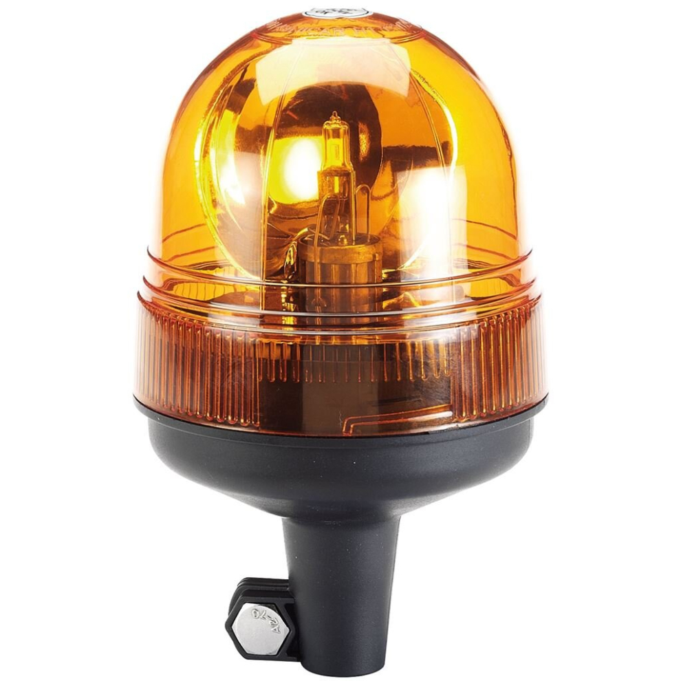 Draper 12/24V Spigot Base Rotating Beacon Amber
