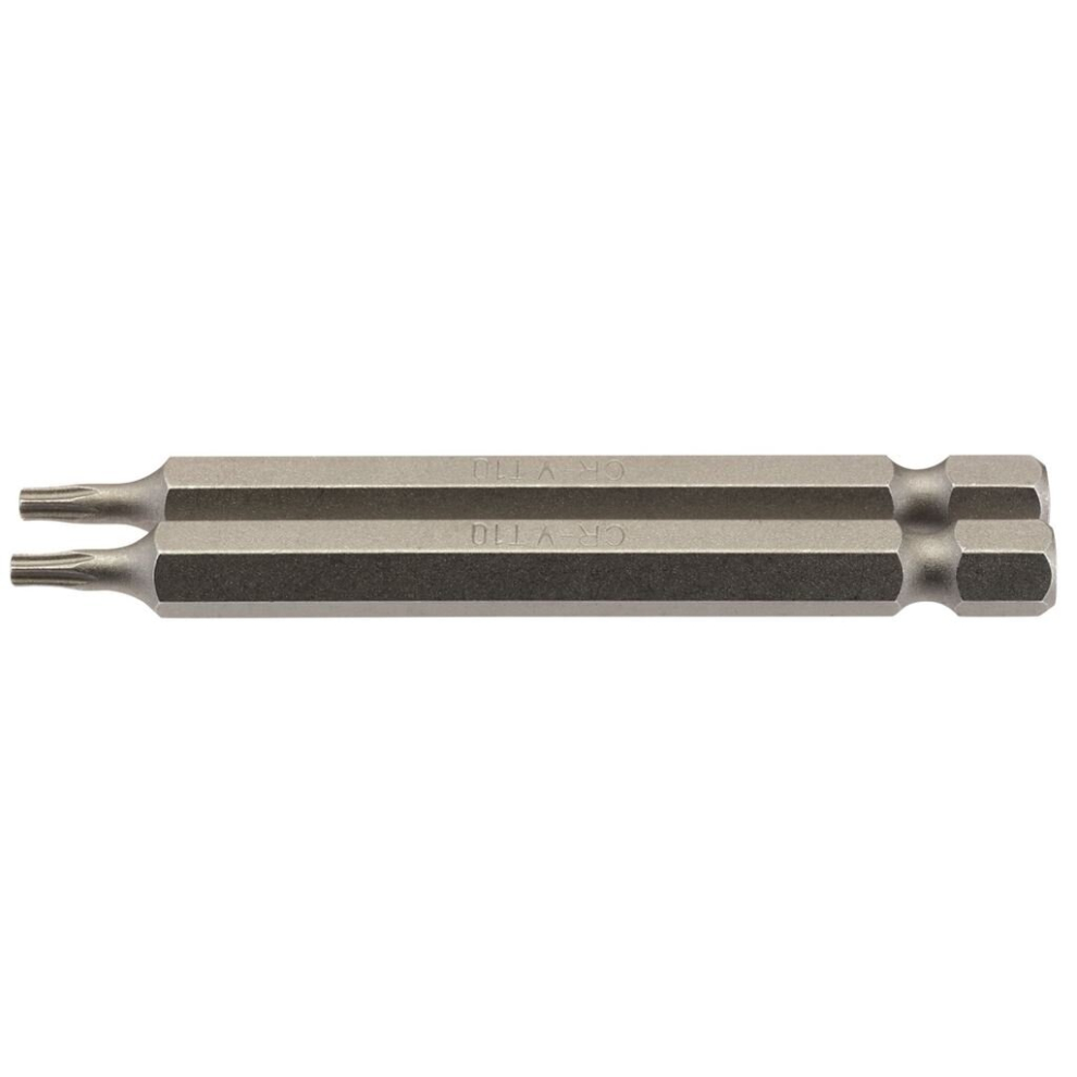 Draper Tx-Star® Insert Bit, 1/4"" Hex, 75Mm Long, T10 (Pack Of 2)