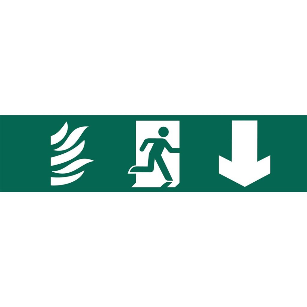 Running Man Arrow Down