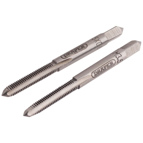 Draper Coarse Hand Taps Taper and Plug, 3.5mm