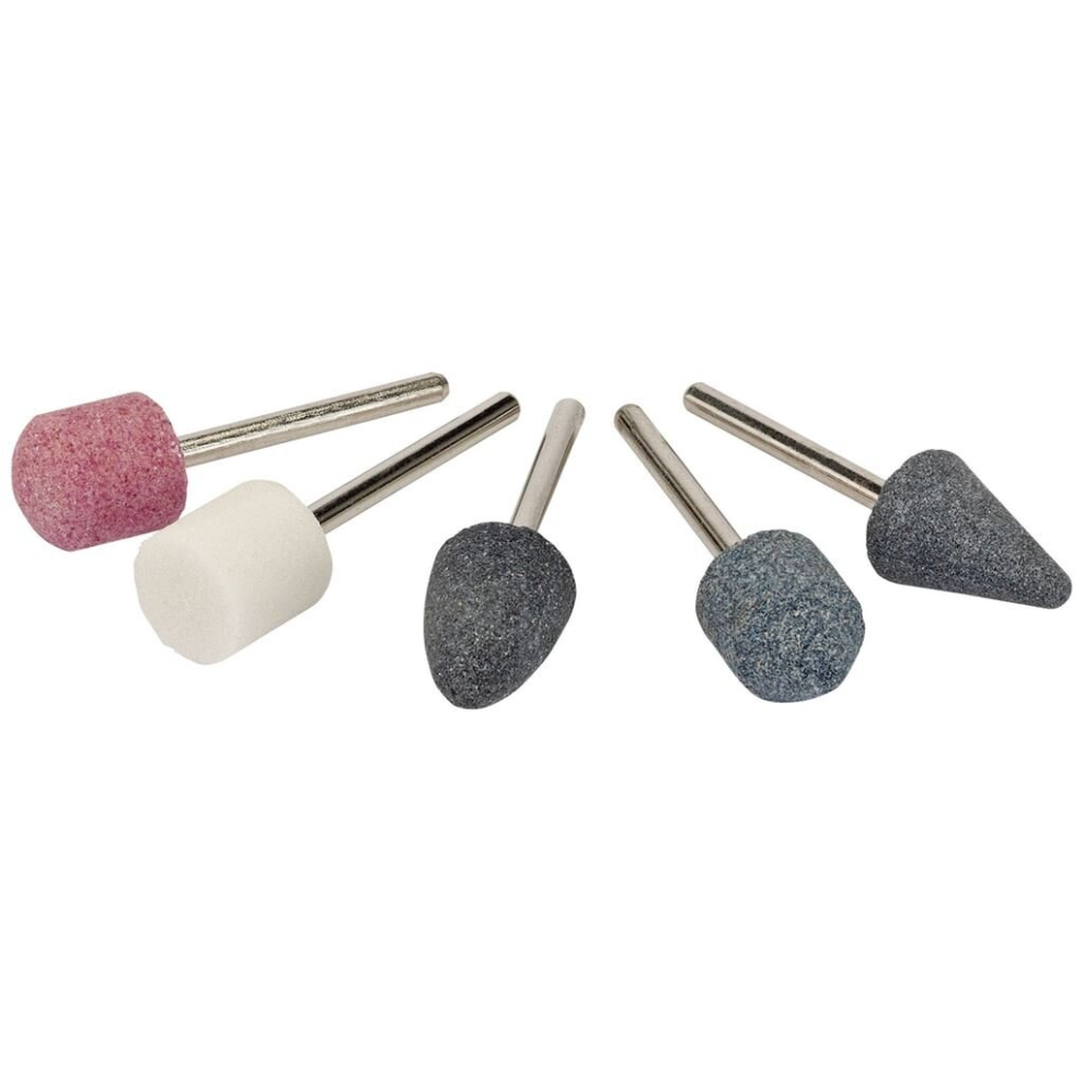 Draper Shank Mounted Grinding Point Set, 1/8"" (5 Piece)