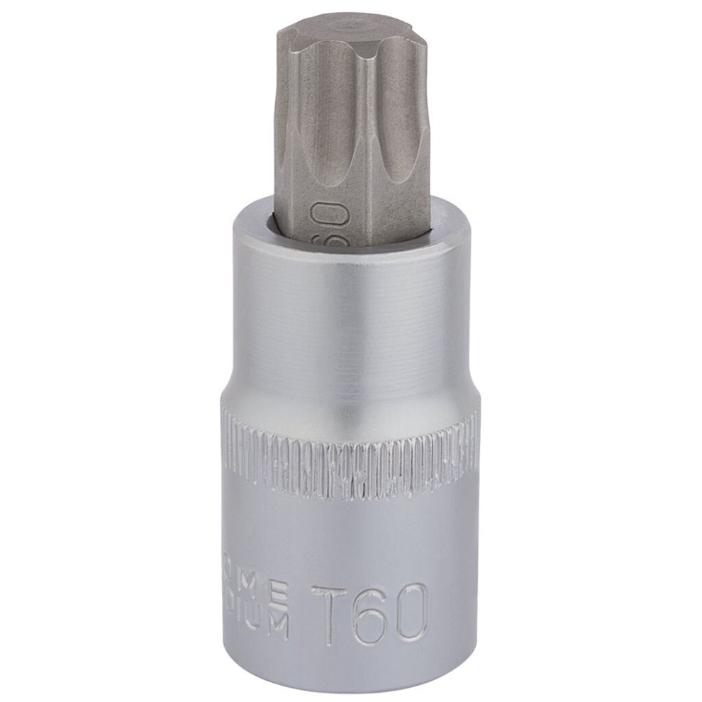 Draper Tx-Star® Socket Bit, 1/2"" Sq. Dr., T60 X 55Mm