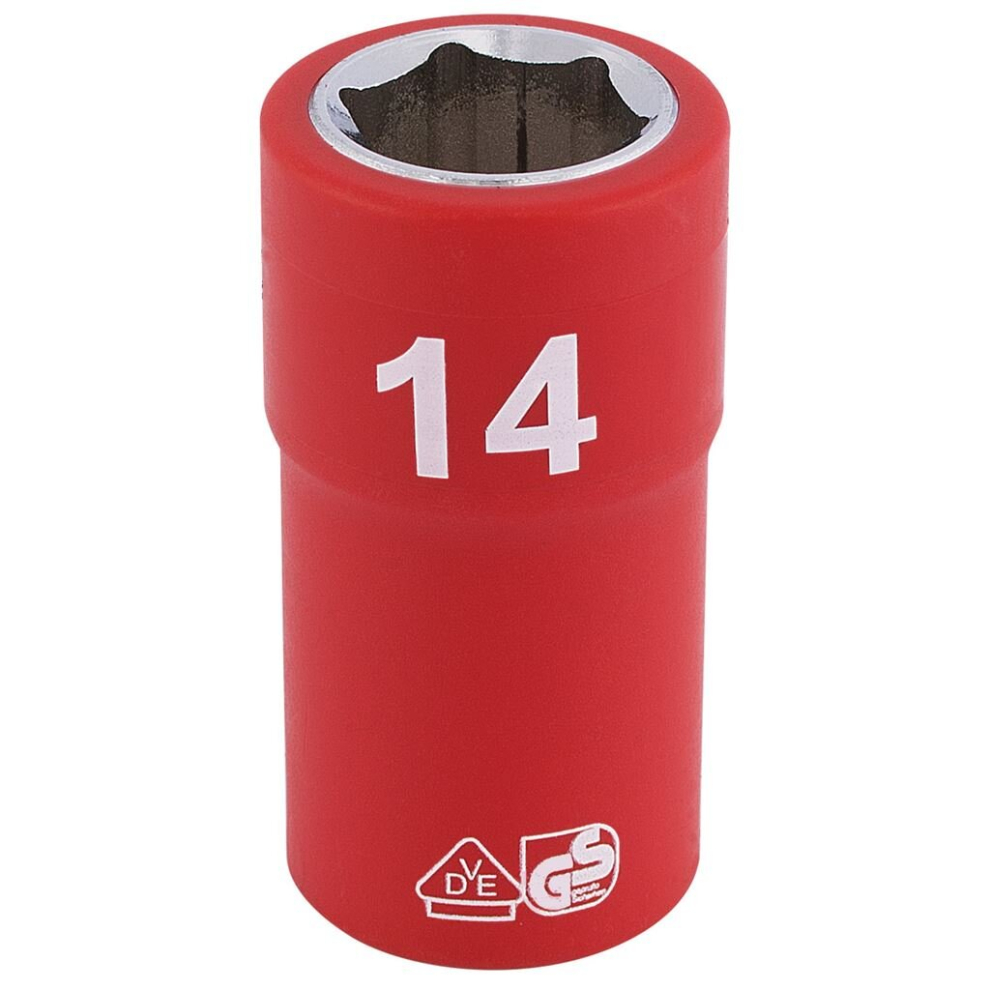 Fully Insulated Vde Socket, 3/8"" Sq. Dr., 14Mm 5010559316977
