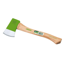 Hand Axe 600g - Forged Steel Head, Polished Cutting Edge, Straight-Grain Hickory Handle (GAXE)