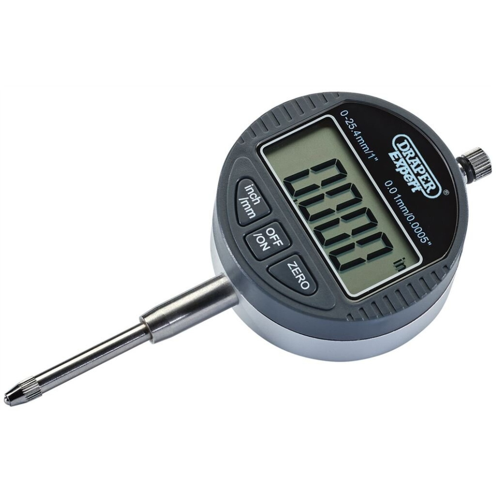 Dual Reading Digital Dial Test Indicator, 0 - 25mm/0 - 1