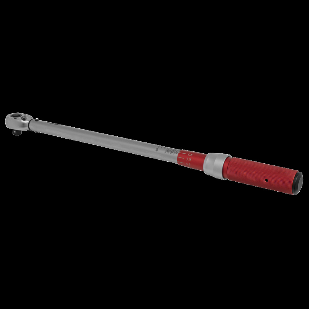 Sealey Torque Wrench Micrometer Style 1/2"Sq Drive 60-330Nm - Calibrated