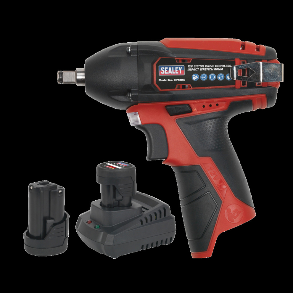 Impact Wrench Kit 3/8"Sq Drive 12V SV12 Series - 2 Batteries