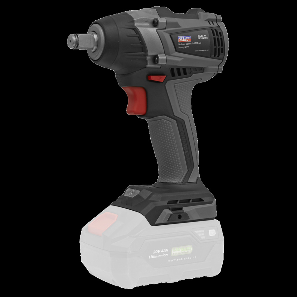 Sealey Brushless Impact Wrench 20V 1/2"Sq - Body Only