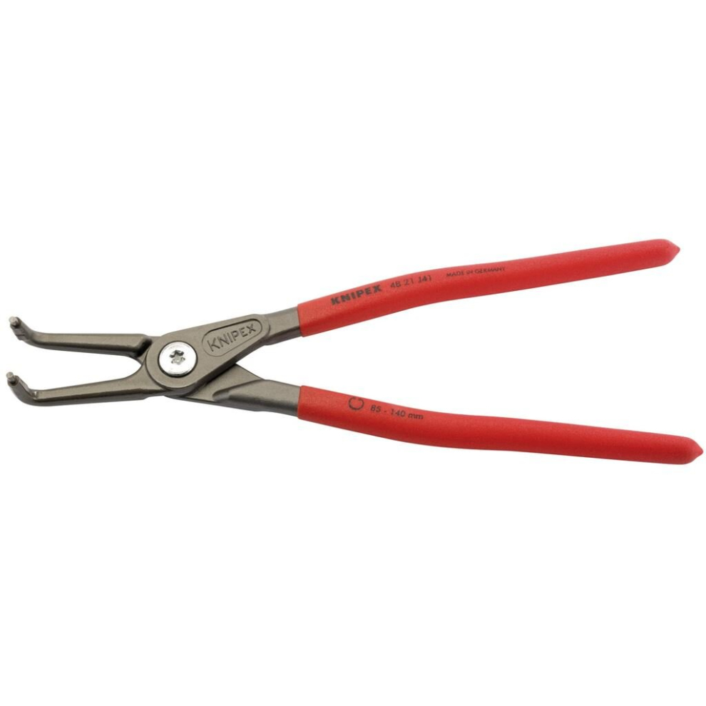 Draper Knipex 48 21 J41 90° Internal Straight Tip Circlip Pliers, 85 - 140Mm Capacity, 305Mm